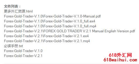 Forex Gold TraderƽԱ()EAָ