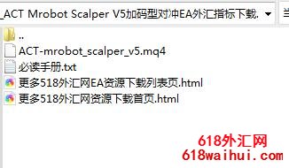 ACT Mrobot Scalper V5ͶԳEA