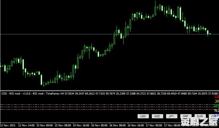 MT4 Currency Slope Strength RSI v1.4ǿָ